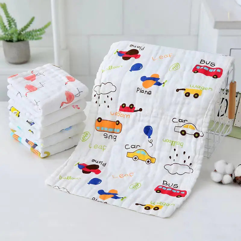 100% Cotton Six-Layer Gauze Cloth for Babies and Kids