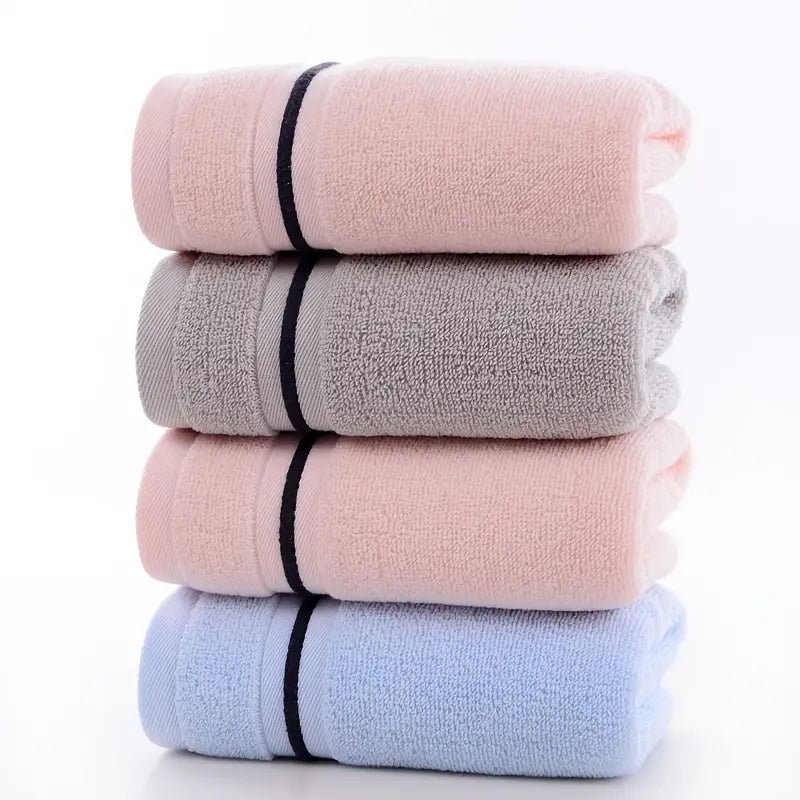 1 Pack Quick Dry Rectangular Cotton Hand Towels (28"x13")