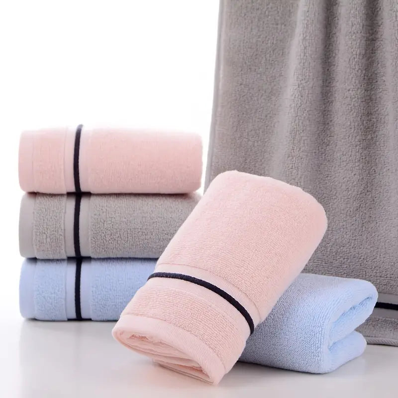 1 Pack Quick Dry Rectangular Cotton Hand Towels (28"x13")