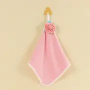 1pc Cute Finger Towels with Hanging Loops - Super Absorbent