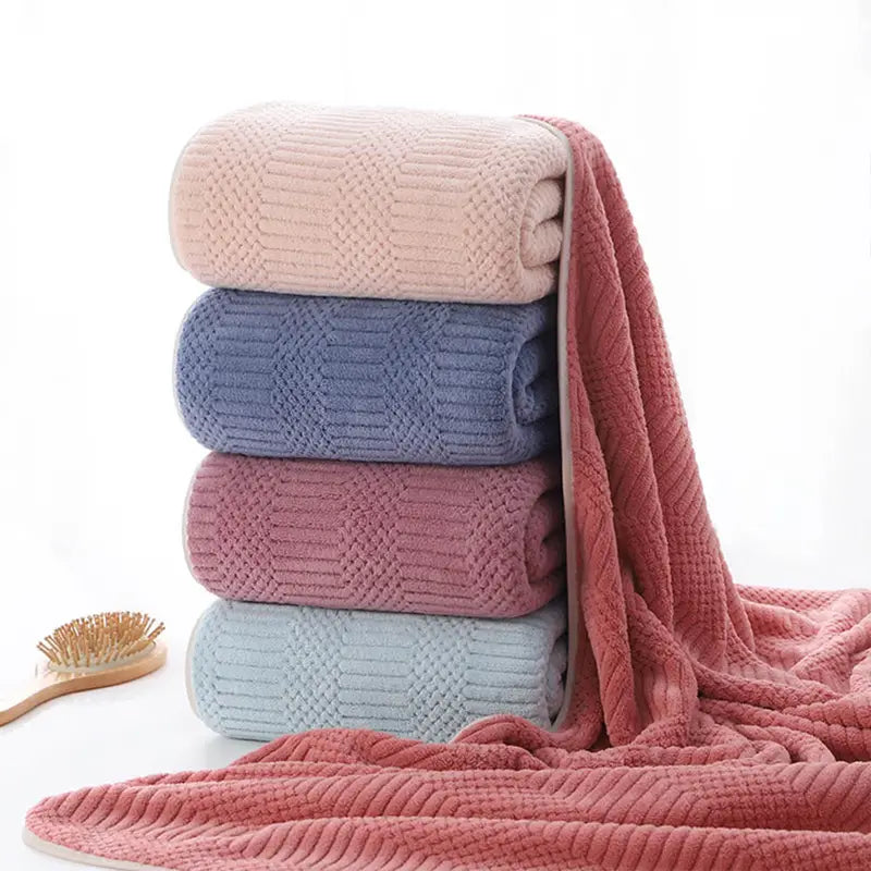 2 Pack Microfiber Towel Set - Bath and Hand Towels
