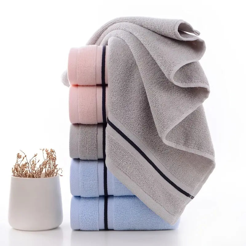 1 Pack Quick Dry Rectangular Cotton Hand Towels (28"x13")