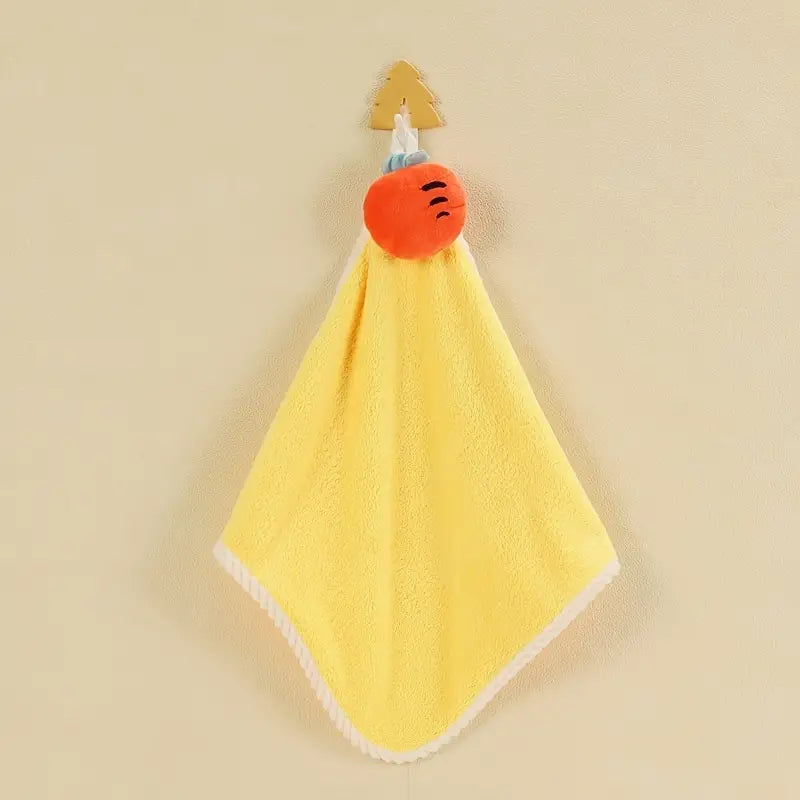 1pc Cute Finger Towels with Hanging Loops - Super Absorbent