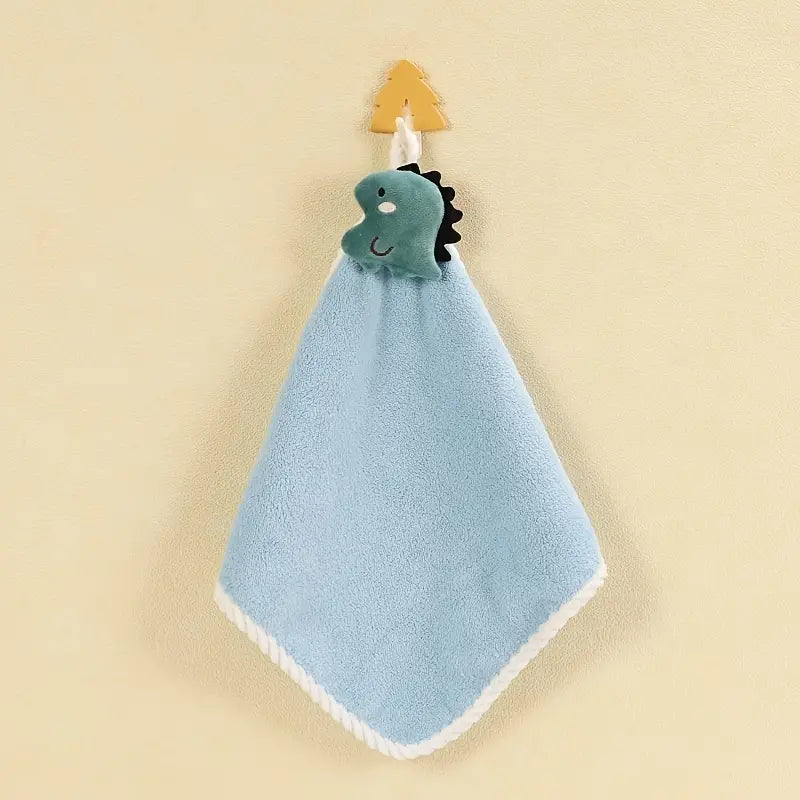 1pc Cute Finger Towels with Hanging Loops - Super Absorbent